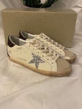 Golden Goose Glitter Star Sneakers - Classic Chic